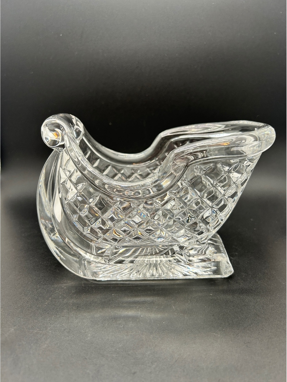 Vintage Crystal Sleigh